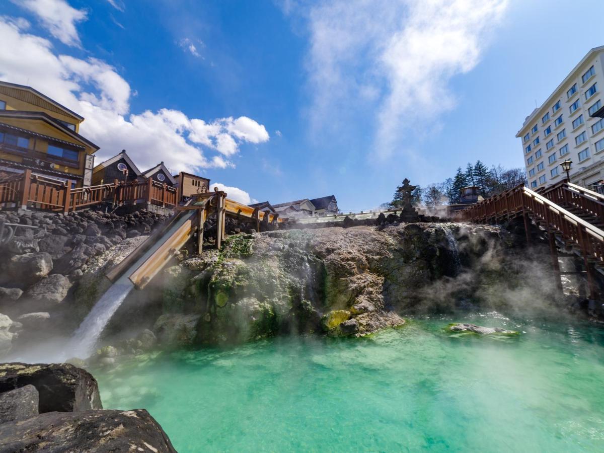 Kamenoi Hotel Kusatsu Yubatake 외부 사진